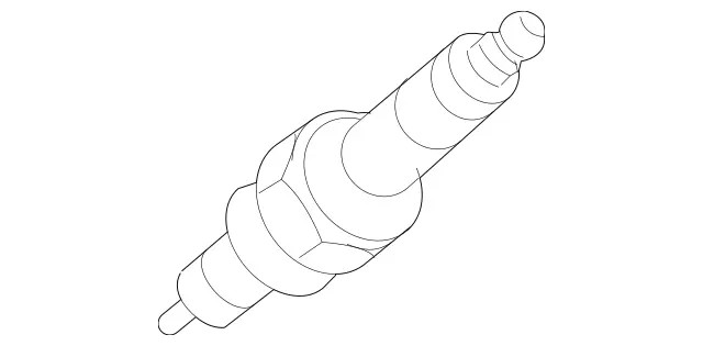 Genuine Mercedes-Benz Spark Plug 004-159-39-03