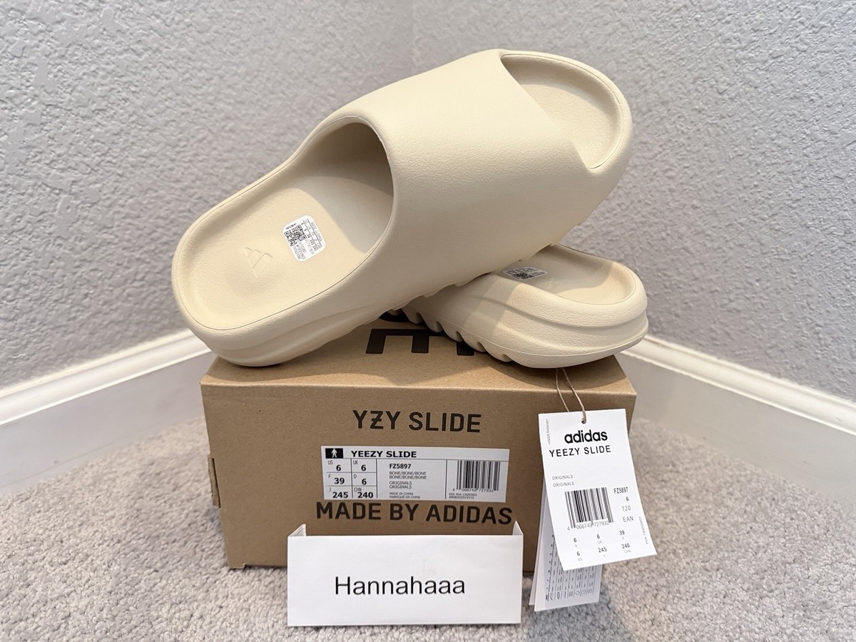 Yeezy slide Bone US Men Size 6 (FZ5897)✓Fast Shipping | eBay