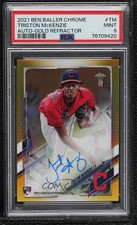 2021 Chrome Ben Baller Edition Gold Refractor 13/50 Triston McKenzie Auto 0u17
