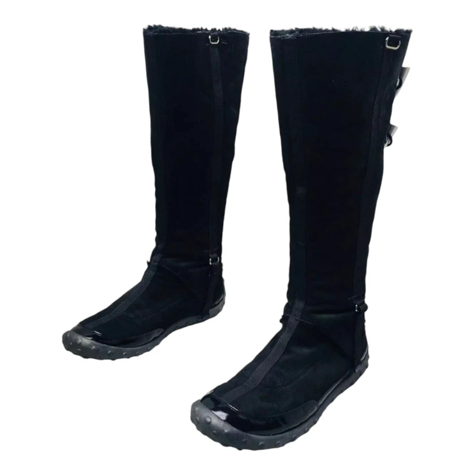 复古耐克 Lab G 系列高筒靴女式黑色麂皮绒皮毛衬里 6.5 — 第 3/4 张图片