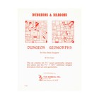 TSR Basic D&D Dungeon Geomorphs Set #1 - Basic Dungeon (1st) VG