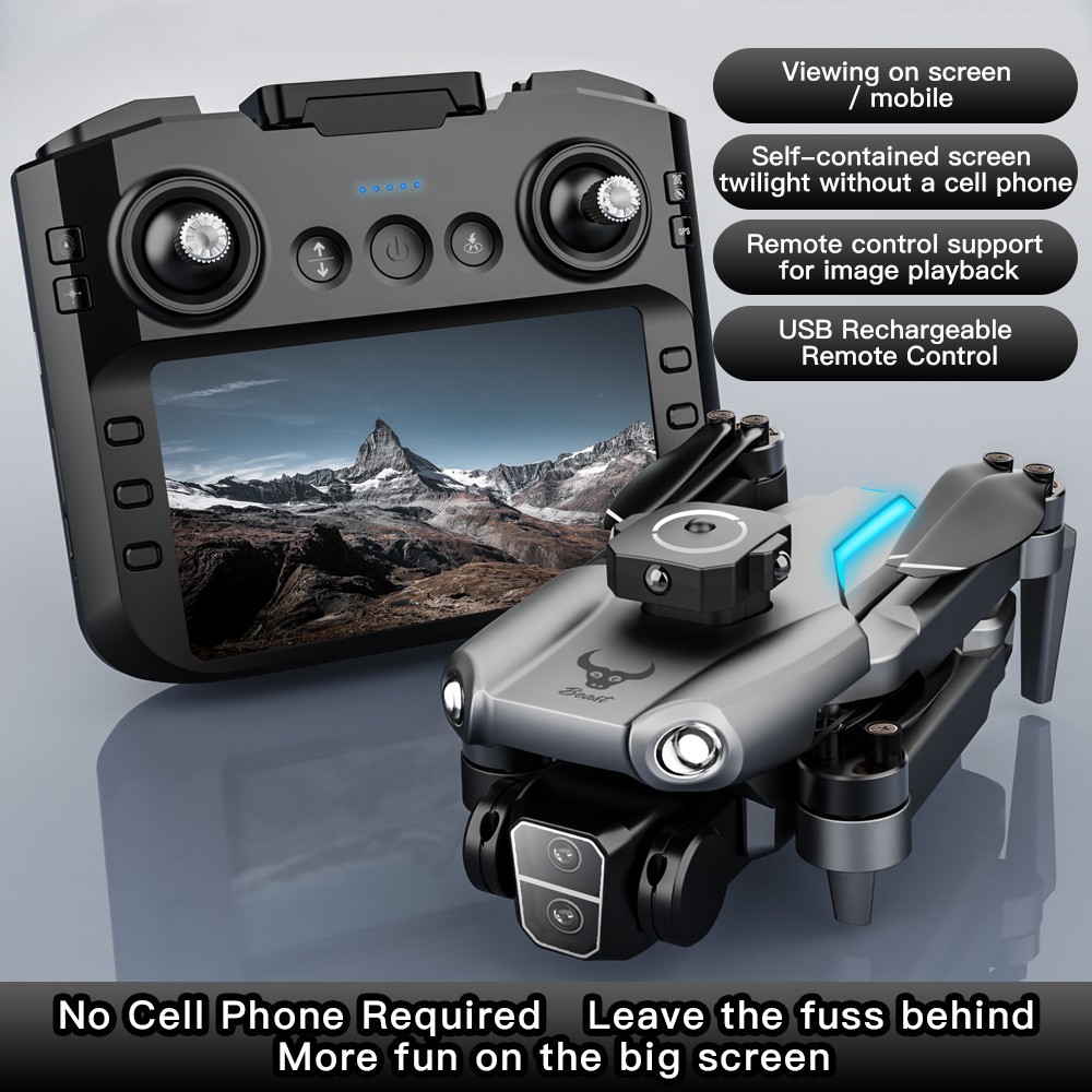 ZLL SG109MAX Drone GPS 4K Dual Camera Gesture Photo Obstacle Avoidance 3 Battery