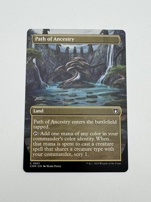 Path of Ancestry (Borderless) #661 (NM) Commander Masters CMM Magic MTG