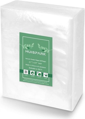 2.7''x4'' Heavy-Duty Vacuum Bags, 100 Count for Efficient Food Storage