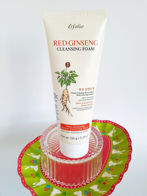 Esfolio Red Ginseng Cleansing Foam 150g Reinigungsschaum Facial Cleanser 08/2028