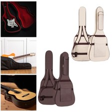 Padded Soft Case Waterproof Adjustable Padded Shoulder Strap Guitar Dust Cover