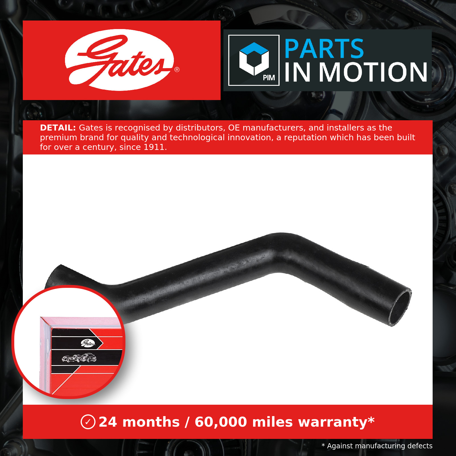 2x ✅Fits GATES 05-3241 CURVED HOSE 05-3241 ⭐UK Seller⭐ - Image 6