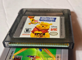 Video Game Lot GBA GBC Gameboy PSP, Mario Bros Deluxe, Baseball, winnie The Pooh