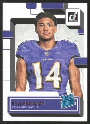 2022 Donruss #338 Kyle Hamilton Canvas