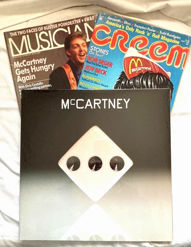 Paul McCartney III PURPLE VIOLET vinyl LP record SEALED + Cream & Musician mag