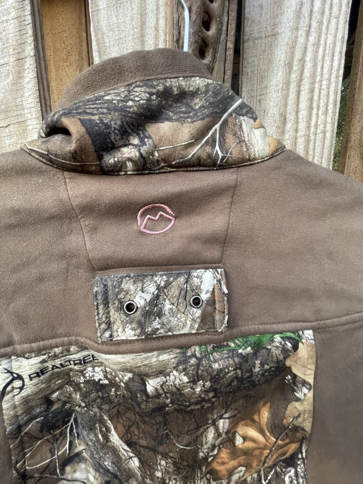 Women’s Magellan Outdoors Realtree Edge Jacket Coat Size M Full Zip Camo - Image 3 of 4