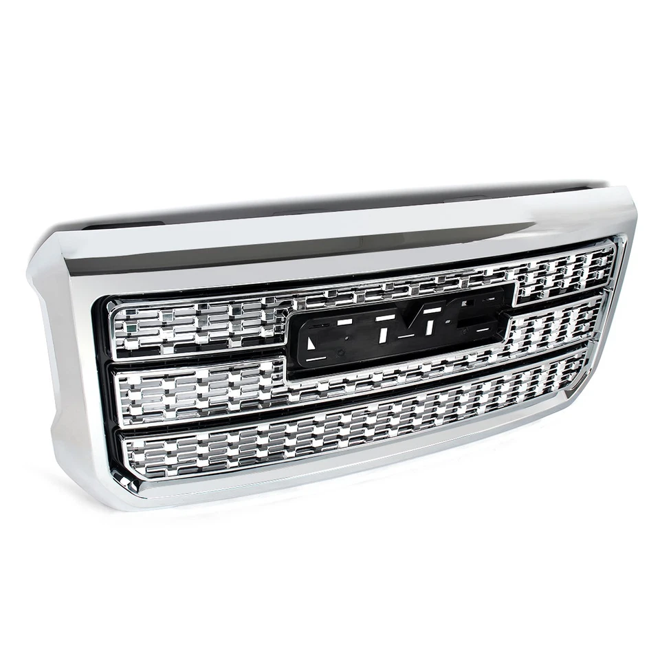 Chrome Front Bumper Grill 84542600 For GMC Sierra 2500HD 3500HD Denali 2015-2019 - Изображение 3 из 4