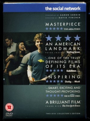 THE SOCIAL NETWORK by David FINCHER englische 2-DVD COLL. EDITION knapp NEUWTG. 