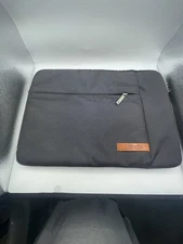 Lacdo 360° Protective Laptop Sleeve Case, Black For 13 Inch laptops