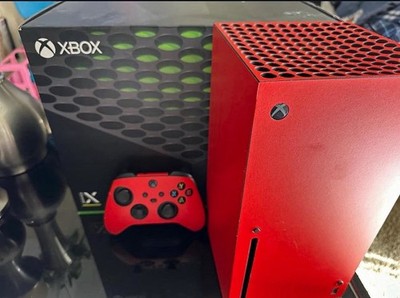 Microsoft Xbox Series X Home Console Red/Black w/ Red Controller & Box