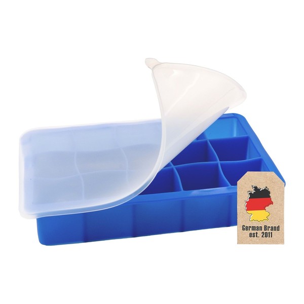 EiswüRfelform Silikonform EiswüRfel Mit 15 FäChern à 3 X 3 X 3 Cm-image