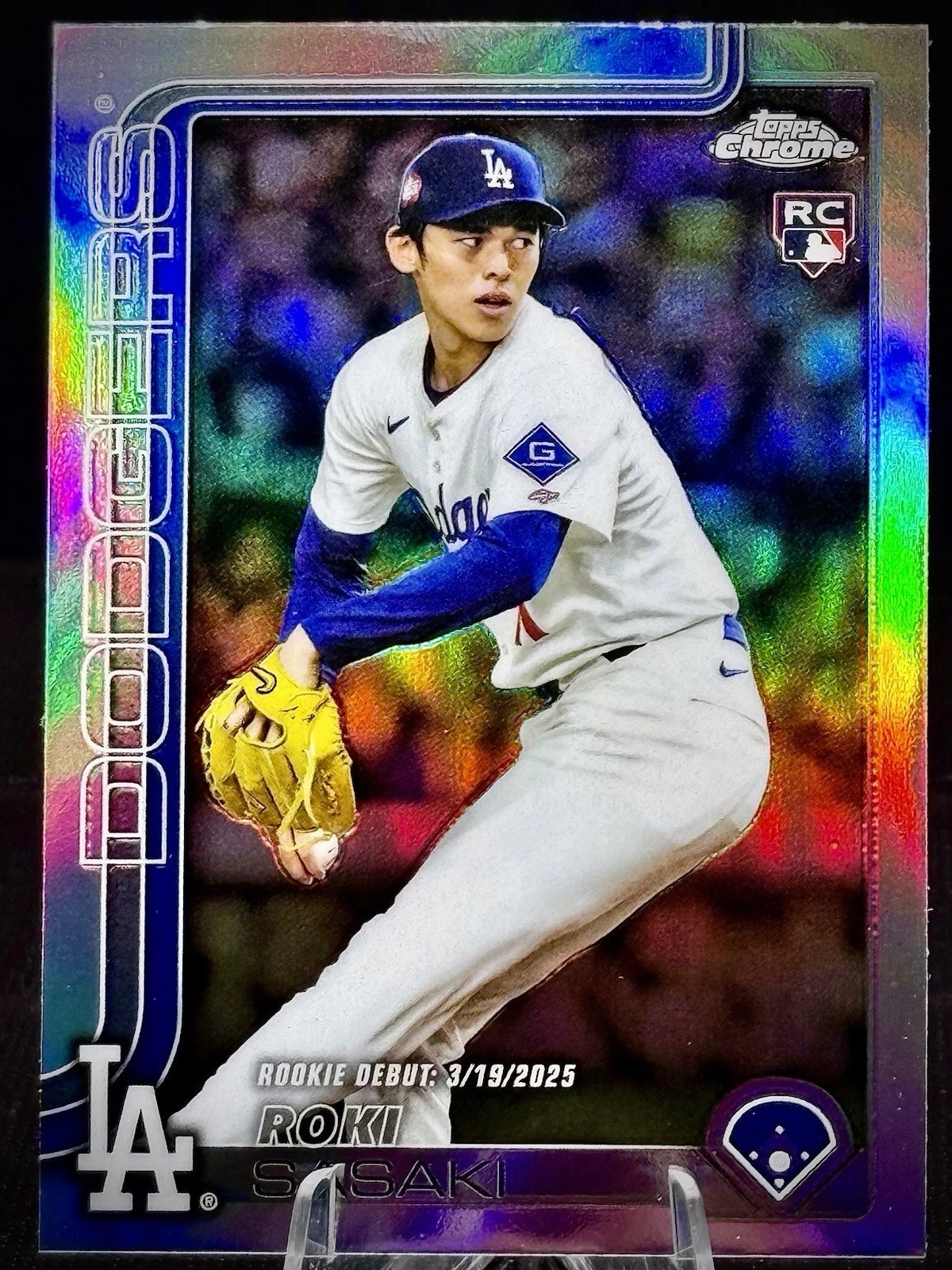 2025 Topps Chrome Update - Roki Sasaki #USC73 - Rookie Silver Refractor (RC)