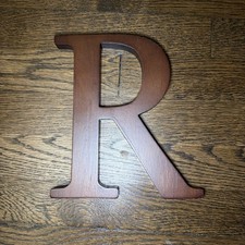 Pottery Barn Kids 8 Inch Expresso Letter R Wall Decor