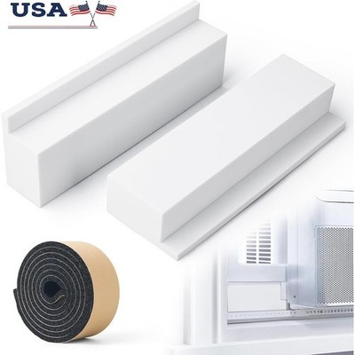 U Shaped Air Conditioner Foam Blocks Window AC Insulation Side Seal ...