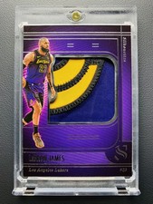 2024-25 Panini Silhouette LeBron James #S-LBJ Game-Worn Jumbo SICK Patch SSP