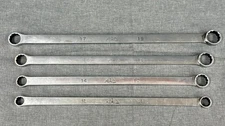 Lot of 4 MAC Tools High-Performance Long Double-Box Wrenches (Read Description)