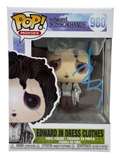Johnny Depp Signed Edward Scissorhands Edward In Dress Clothes Funko Pop ACOA