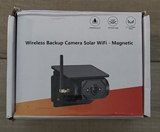 Wireless Solar WiFi Backup Camera Magnetic Waterproof IP69K for RV Trailer