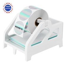 Label Holder for Rolls and Fan Fold Labels Thermal Sticker Roll MUNBYN