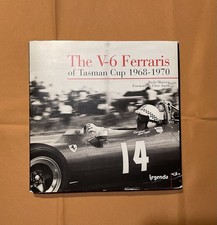 FERRARI BOOK LIBRO" THE V-6 FERRARIS OF TASMAN CUP 19681970" Condizioni ottime