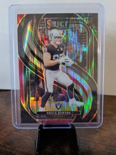 2024 Panini Select - Brock Bowers #118 Black & Red Shock Prizm (RC)