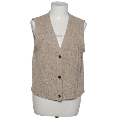 Seasalt Cornwall, Weste, Größe: 42, Beige/Mehrfarbig, Wolle, Fischgräte #FR6