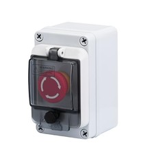 Emergency Stop Button with Box, Emergency Shut Off Switch E-Stop Push Button