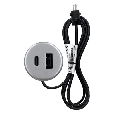2 Pin Male Plug PO.13.02.01 USB A C Outlet Socket for Power Recliner Bed Sofa