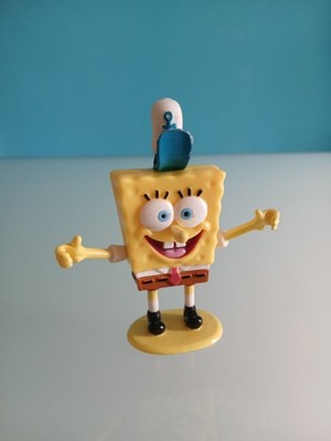 ''VIACOM'' Figur ''Spongebob Schwammkopf'', Farbe gelb, 2011, Höhe 9 cm.