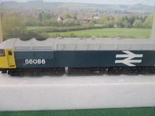 DAPOL 00 CLASS 56 DIESEL NO,56086 BR LARGE LOGO BLUE - UNBOXED