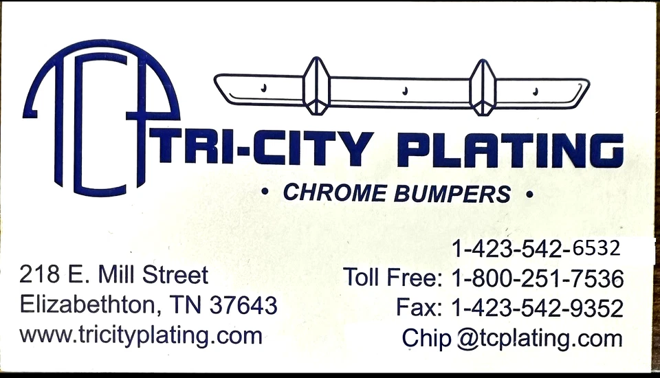 1965 65 DODGE DART FRONT BUMPER *FRESH CHROME* - Image 4 of 4