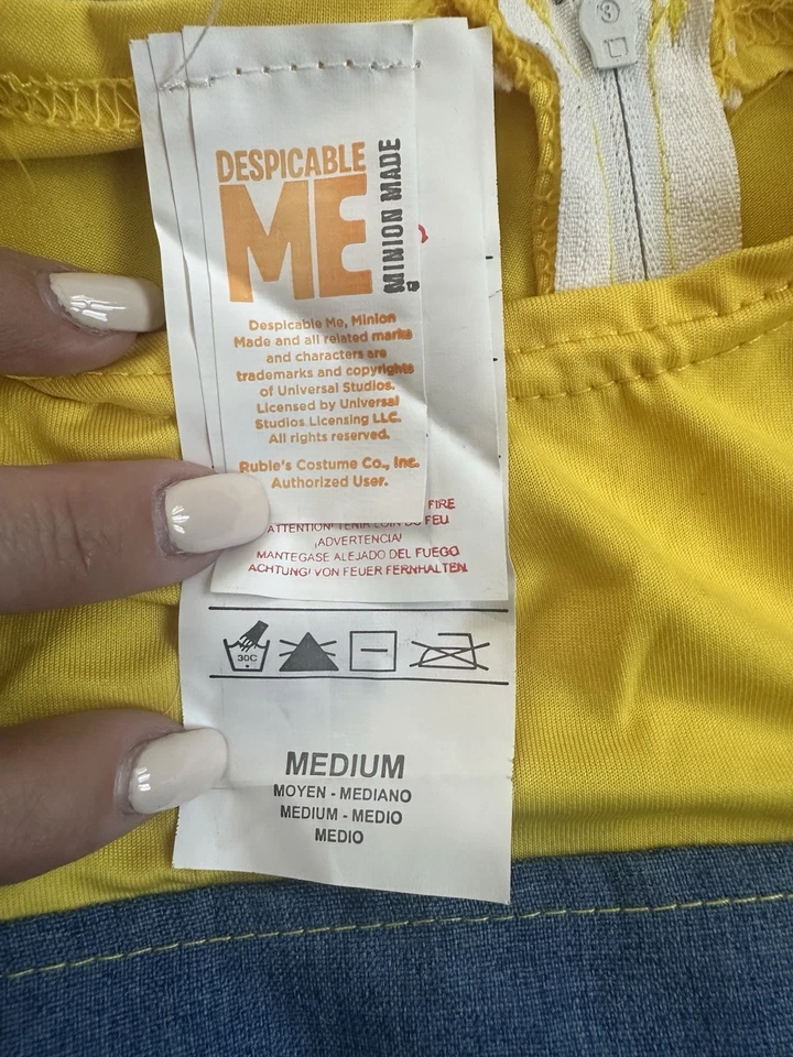Disfraz de Halloween Rubie's Despicable Me 2 Talla Mediana Niños Niñas Minion Niño Foto 2 de 2
