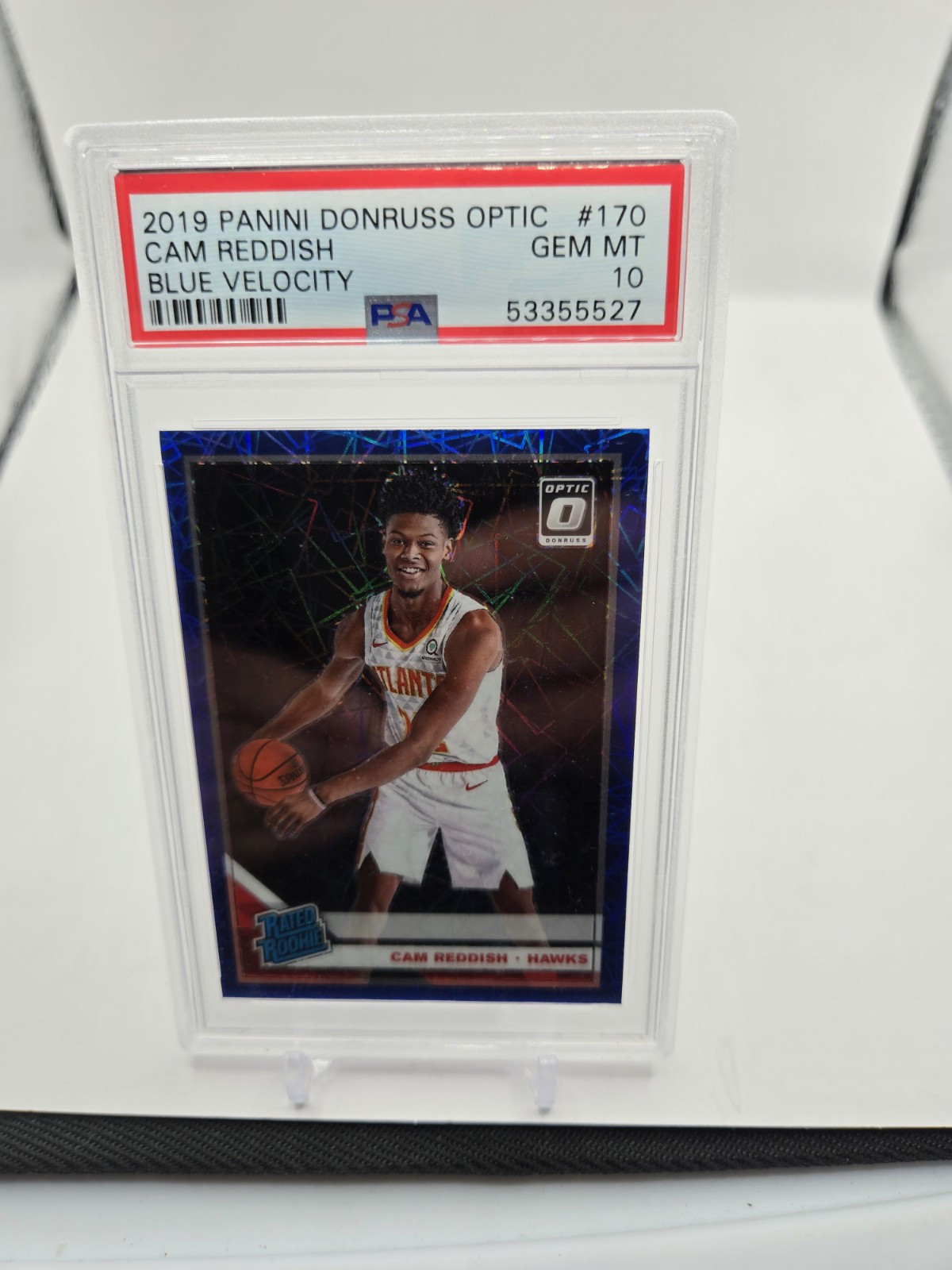 Cam Reddish 2019-20 Donruss Optic Blue Velocity Rookie RC #170 Hawks Knicks Duke