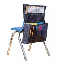 case of 30-Classroom Back Chair Pocket Organizers TCR 20883