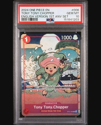 Tony Tony.Chopper (English Version 1st Anniversary Set) ST01-006