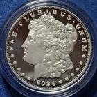 U 2024-S $1 Proof Morgan Silver Dollar Box, OGP COA