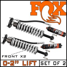 Fox Elite 2.5 Coil-over Front Shocks Pair 19-26 Silverado Sierra 1500 0-2 Lift