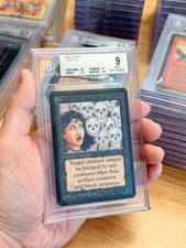 BGS 9 MAGIC THE GATHERING 1993 ALPHA FEAR MTG psa cgc