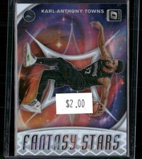 2019-20 Donruss Optic #1 Karl-Anthony Towns Fantasy Stars Holo