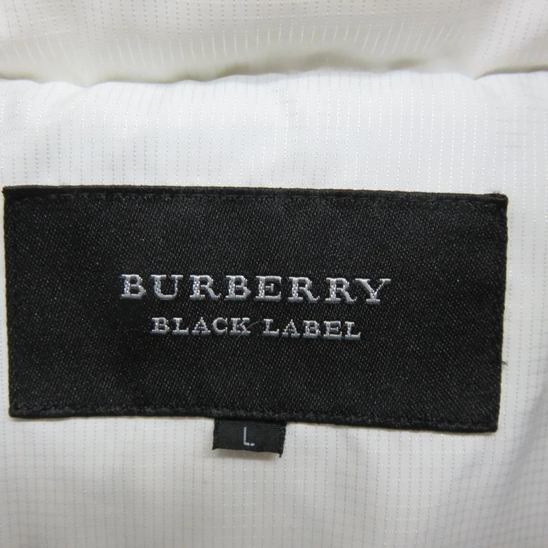Piumino BURBERRY BLACK LABEL pelliccia di volpe bianca taglia uomo #ED ZHA