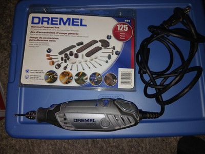 Dremel 3000 120V Corded Electric Rotary Tool-Testred-w/new #695 accessory kit