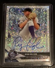Ryan Rolison 2018 Bowman 1st Chrome Auto Refractor /71 ! Rookie Rc Cubs