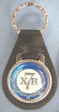 Mercury Cougar Blue Xr7 3122 Black Leather Key Ring 1977 1978 1979 1980 1981