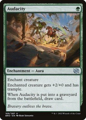 [MTG] Audacity (169) (BRO) LP-HP