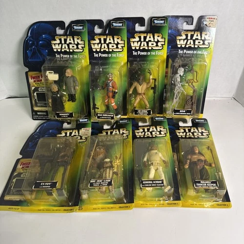 Star Wars POTF, Freeze Frame Action Slide, Lot Of 8, Collection 2, Kenner 1997